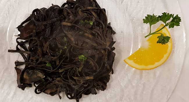Black Squid Tagliatelle